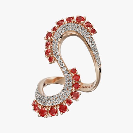 Raspberry Ruby Jewelry Ring